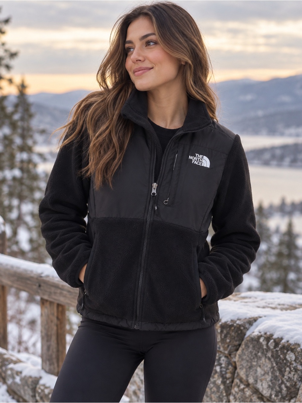 The North Face Women’s Black Teddy Fleece Jacket
